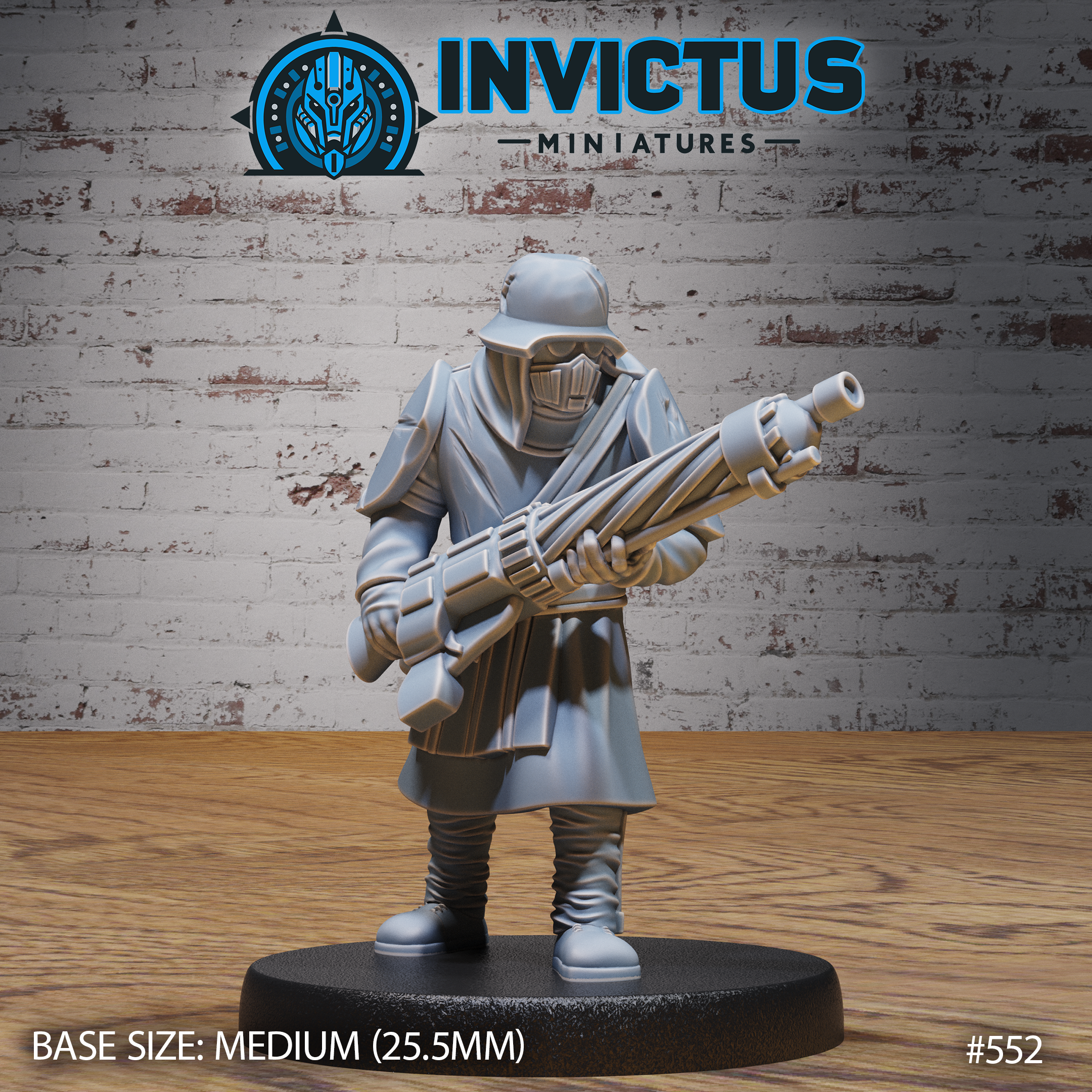 Genesis Heavy Gun / Human Soldier / World War Officer / Brave Commander / Cyberpunk Warrior / Steampunk Headhunter / Humanoid Invasion Army / Trooper Attack / Sci-Fi Encounter